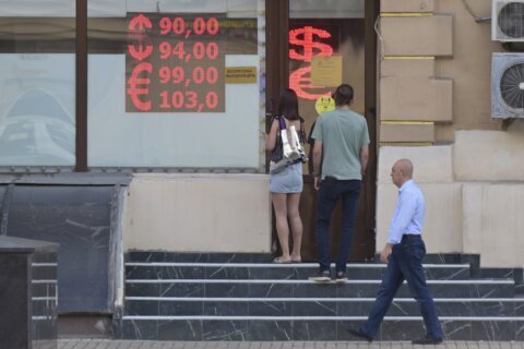 Russia’s ruble hits its lowest level since early in the war. The central bank plans to step in
