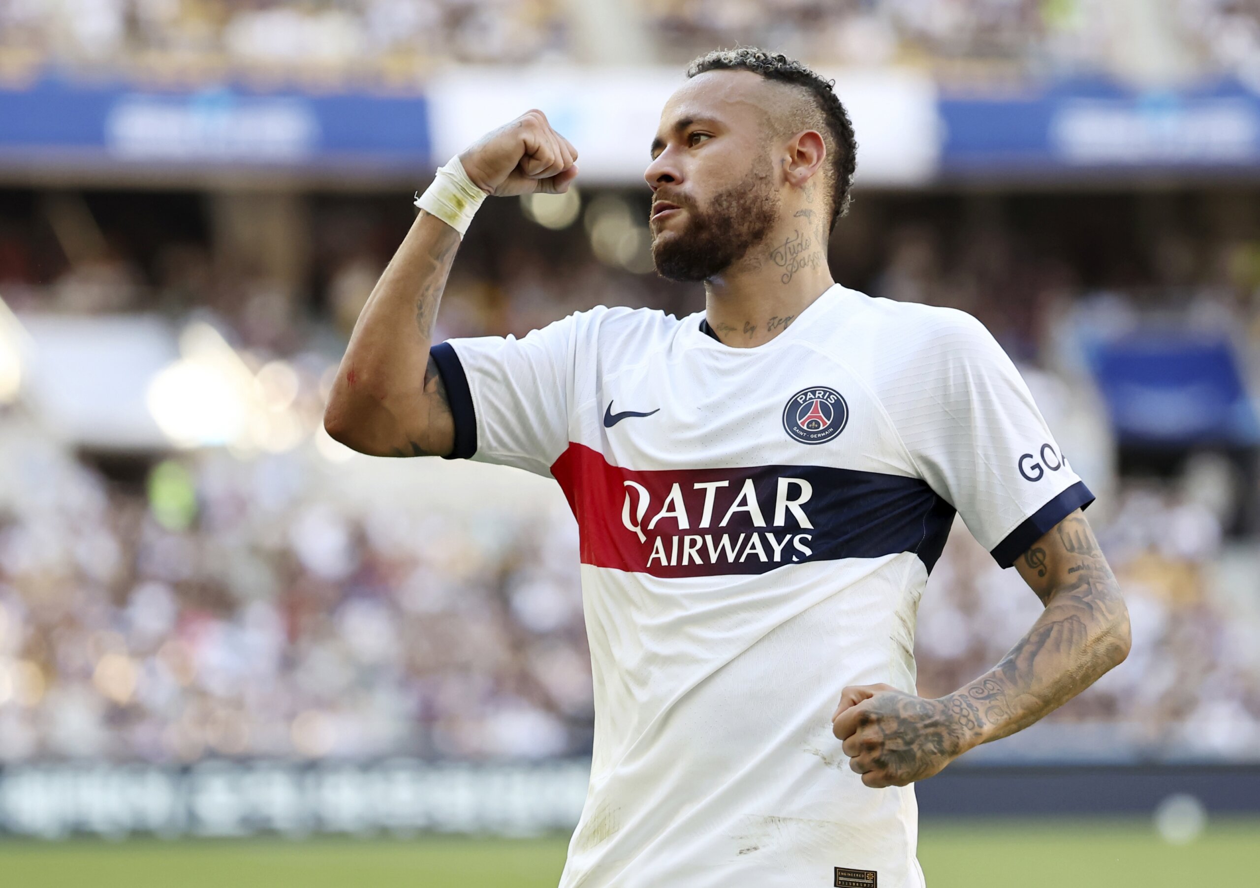 Unique: Neymar's PSG Player Jersey with Greeting & Signature