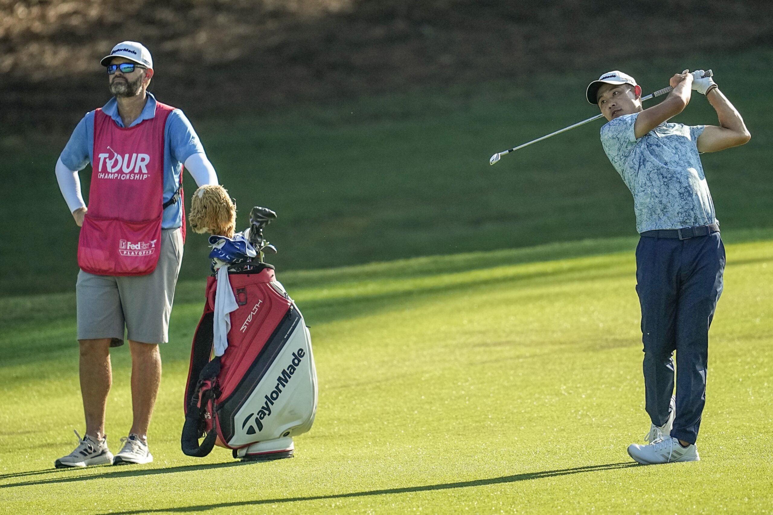 Morikawa breaks Tiger’s 36hole mark at East Lake and shares Tour