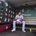 Shohei Ohtani's locker cleared out