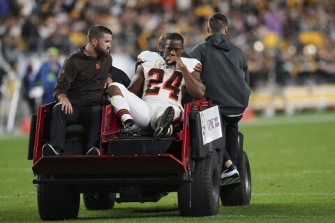 Browns running back Nick Chubb is believed to have only 1 torn ligament, AP source says