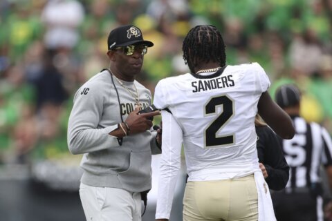 Deion Sanders tunes out detractors and turns the page on Colorado’s lopsided loss to Oregon