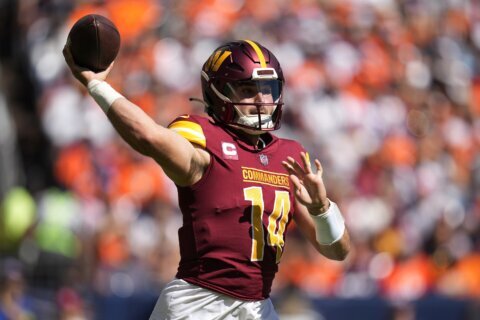 Protecting quarterback Sam Howell is a major issue moving forward for the Washington Commanders