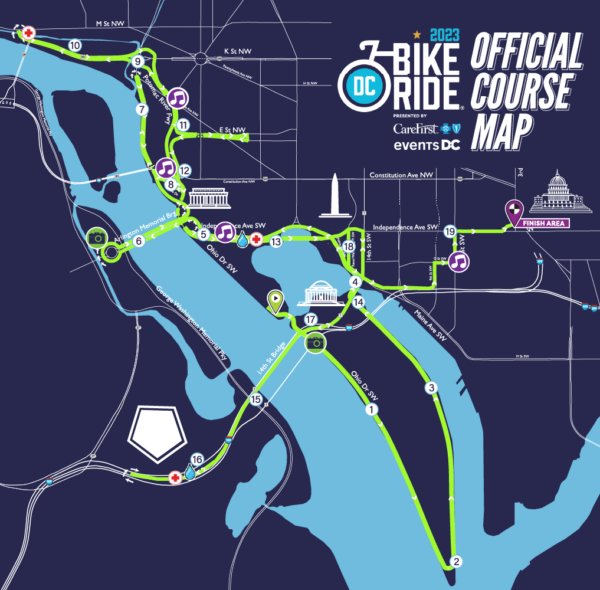 D.C. Ride Course Map