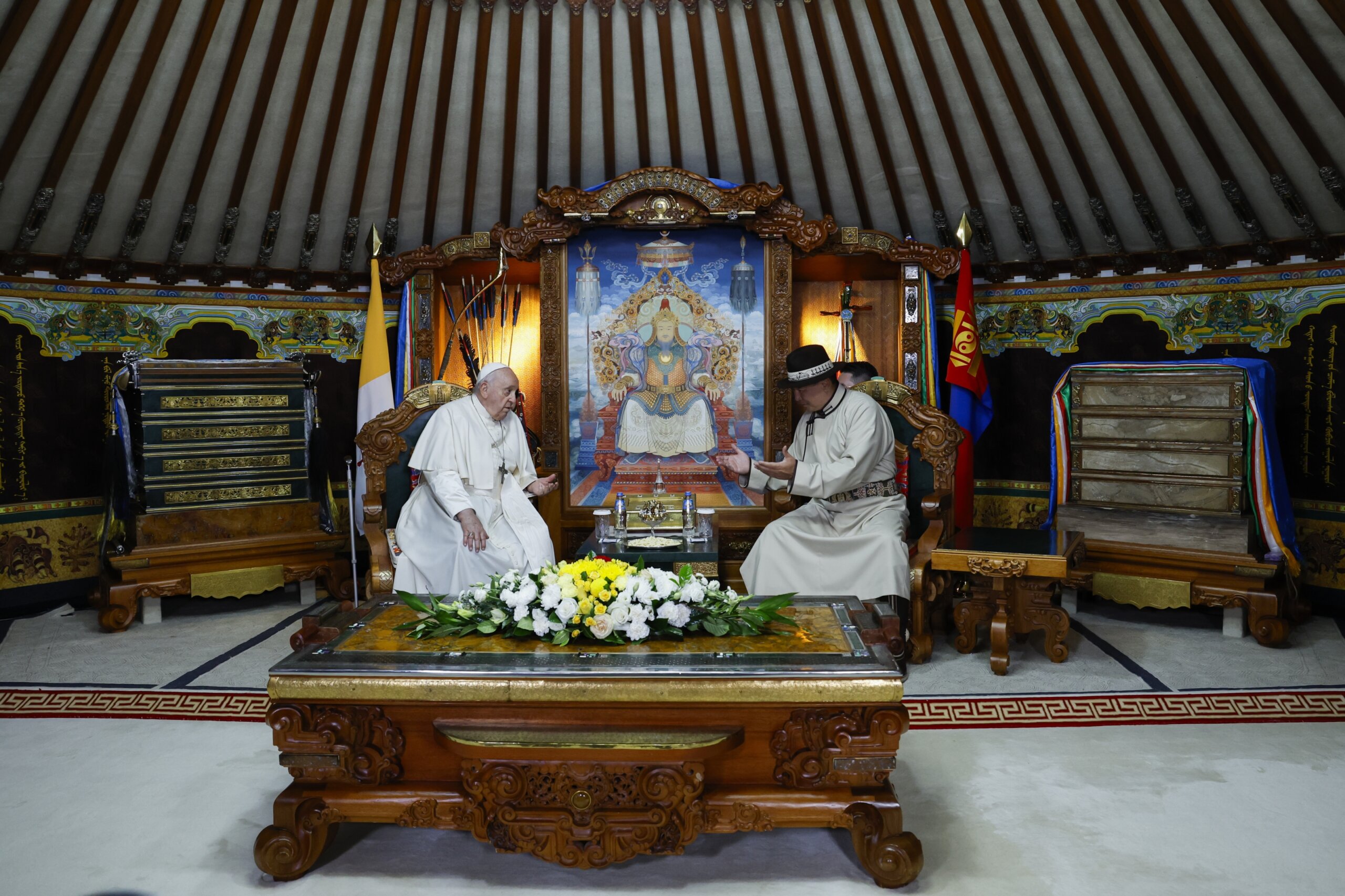 Pope Starts Mongolia Visit By Praising The Country’s Religious Freedom ...