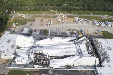 Tornado-damaged Pfizer plant in North Carolina restarts production