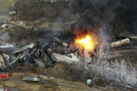 Railroads work to make sure firefighters can quickly look up what is on a train after a derailment