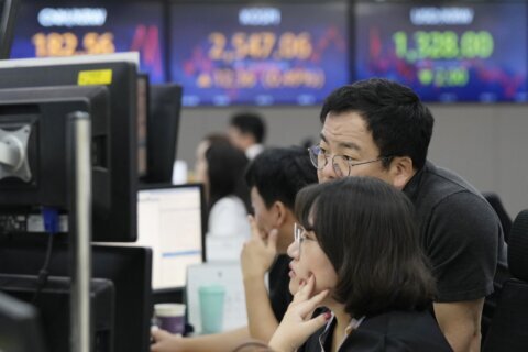Stock market today: Asian shares gain, led by China after Beijing eases required bank reserves