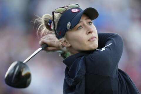 Europe rallies to pull even with US at 8-8 going into final day of Solheim Cup