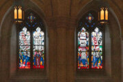 National Cathedral installs stained glass windows with racial justice message