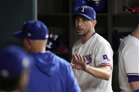 Scherzer and Gray added to ALCS roster as Rangers starters against