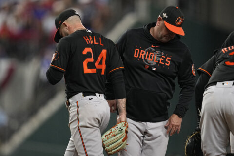 Orioles in danger of being swept out of the postseason after losing ALDS  Game 2 to the Rangers - WTOP News