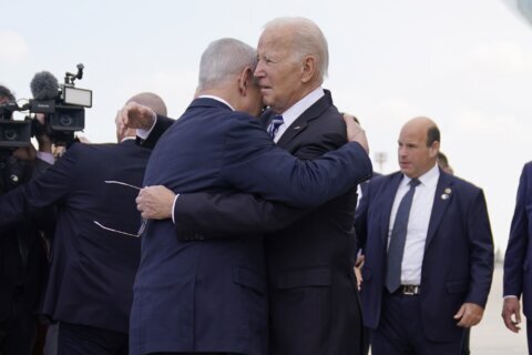 President Biden wraps up his visit to wartime Israel with a warning against being ‘consumed’ by rage