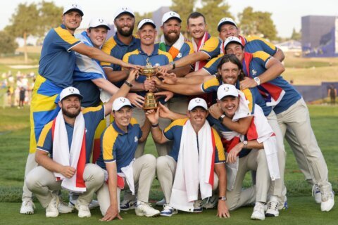 Europe celebrates another big Ryder Cup win at home in Rome