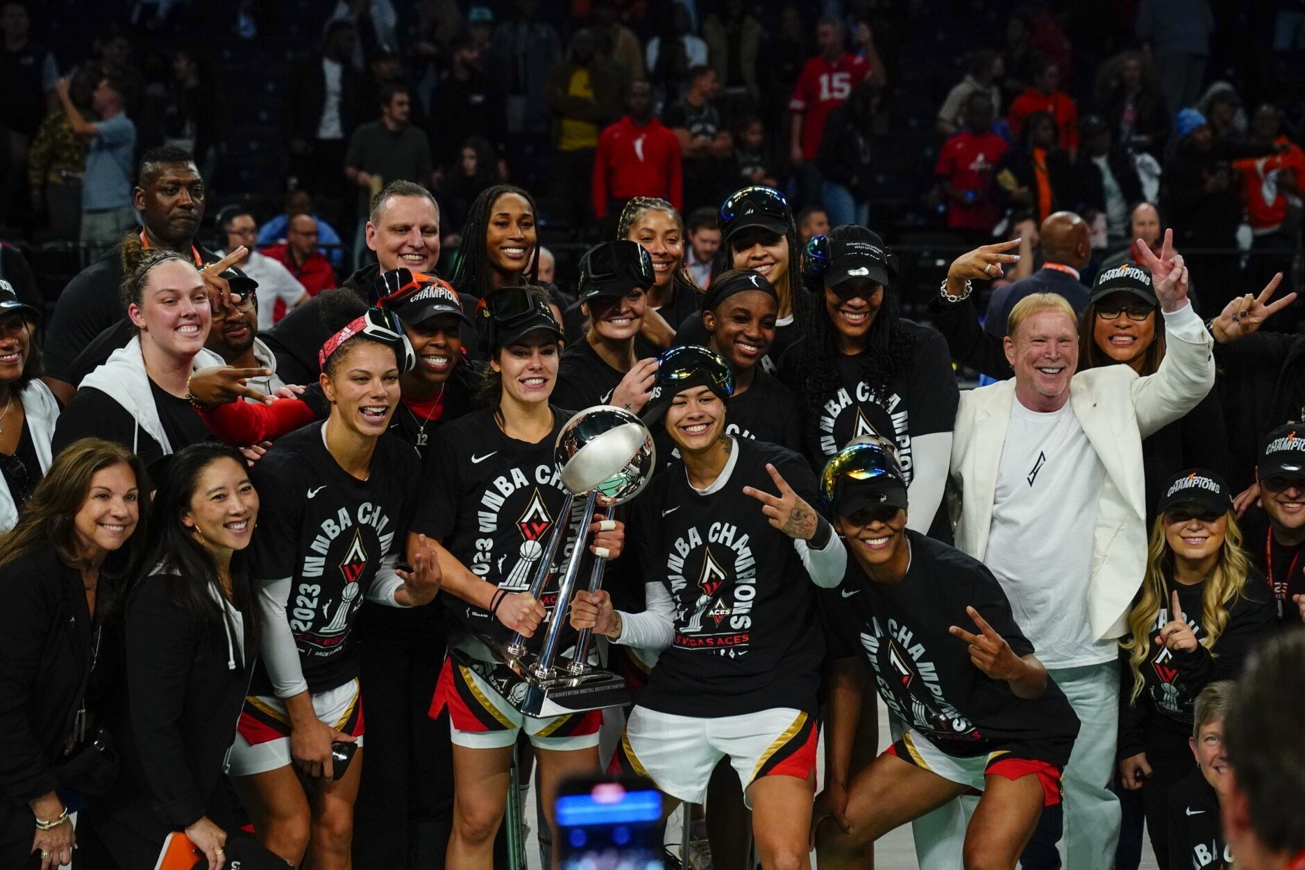 Las Vegas Aces 2023 WNBA Champions CUSTOM Baseball Jersey