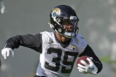 Jaguars’ return specialist Agnew inactive. Patterson set for season debut for Falcons