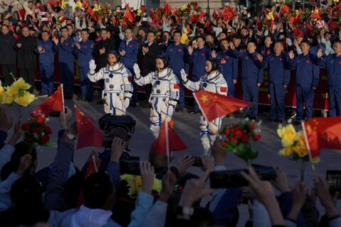 China sends its youngest-ever crew to space as it seeks to put astronauts on moon before 2030
