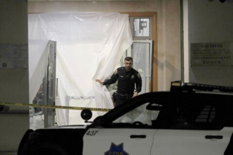 Car rams into Chinese consulate in San Francisco and police fatally shoot driver, officers say