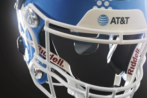AT&T and Gallaudet University unveil a football helmet for deaf and hard of hearing quarterbacks