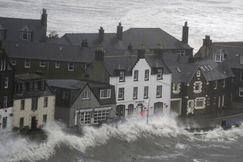 Hundreds in Scotland told to evacuate as northern Europe braces for gale-force winds and floods
