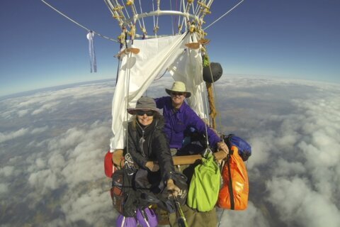 Elite pilots prepare for ‘camping out in the sky’ as they compete in prestigious ballooning race