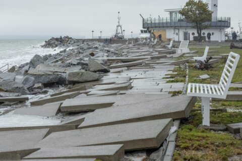 Storm hits northern Europe, killing at least 4 people