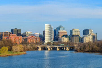 Arlington, Virginia's Rosslyn skyline