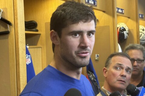 Giants QB Daniel Jones inactive for Sunday against the Commanders, Taylor gets start again