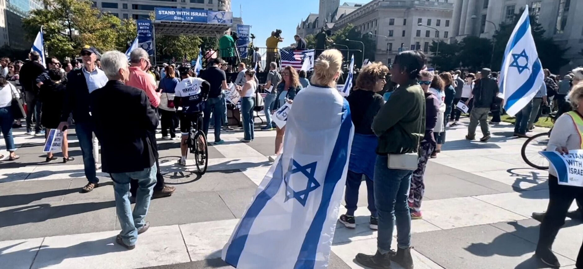 Fury, sadness and solidarity at ‘Stand with Israel’ rally in DC - WTOP News