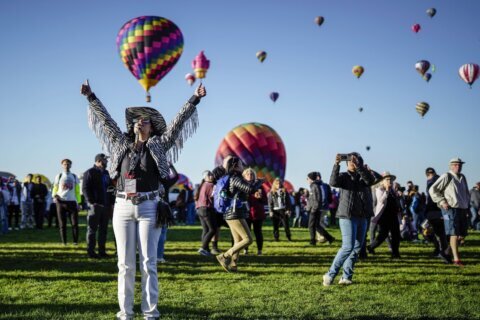 Albuquerque International Balloon Fiesta brings colorful displays to the New Mexico sky