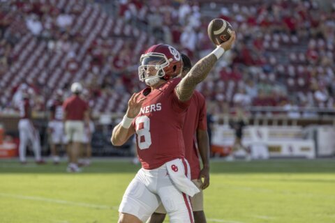 Dillon Gabriel seeks big win to go with big numbers when No. 12 Oklahoma faces No. 3 Texas