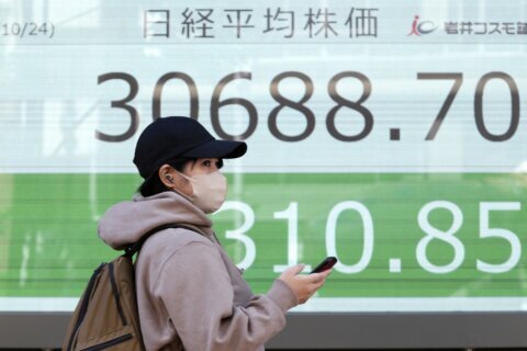 Stock market today: Asian shares slide after Wall St rout driven by high yields, mixed earnings