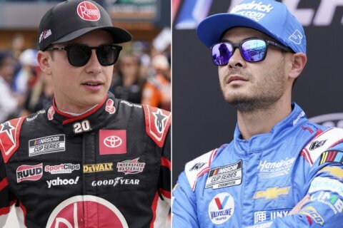 Longtime dirt rivals Larson and Bell at last go head-to-head for NASCAR championship
