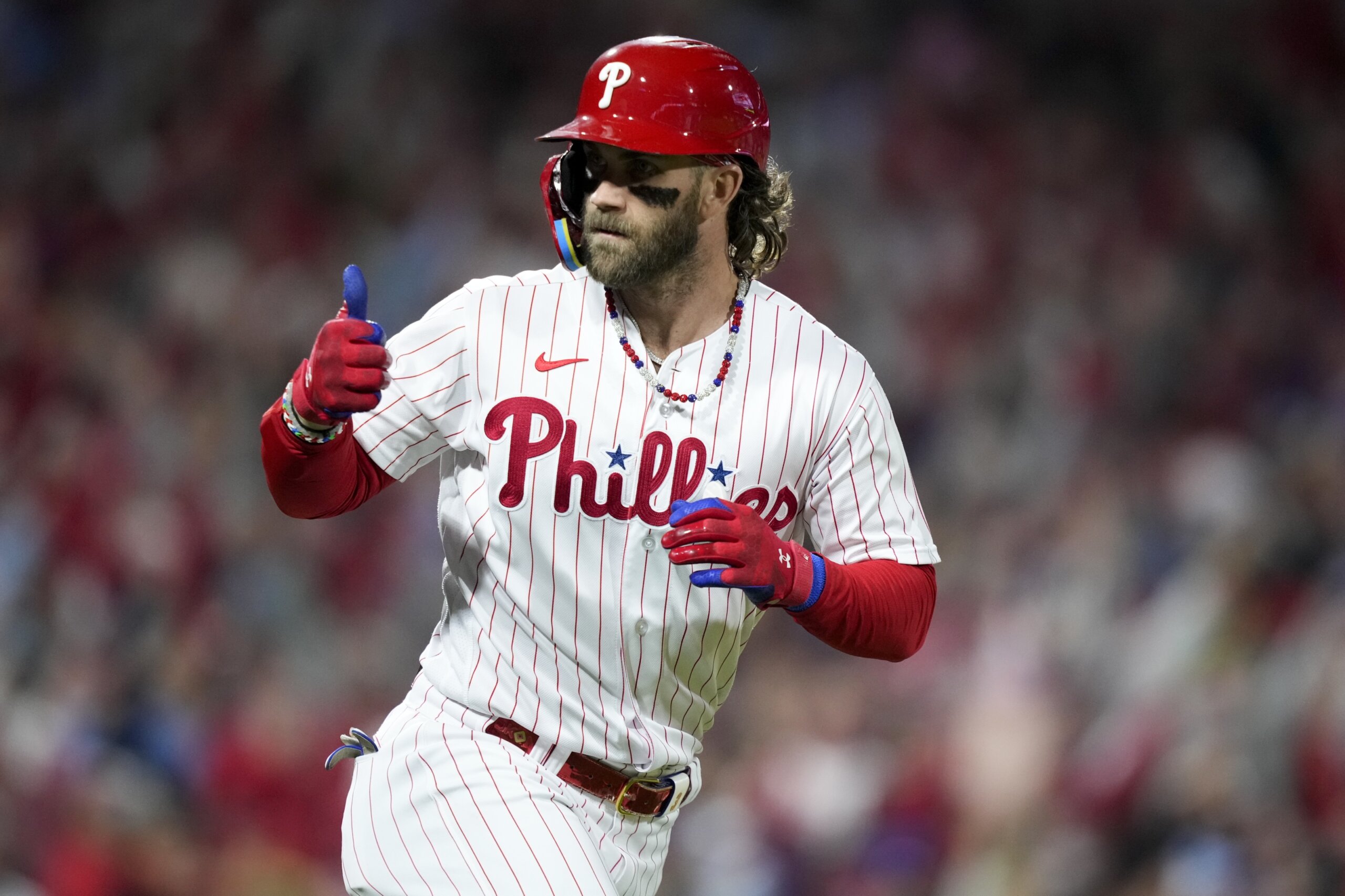 Bryce Harper celebrates birthday with HR, Phillies win in Game 1 of NLCS -  6abc Philadelphia