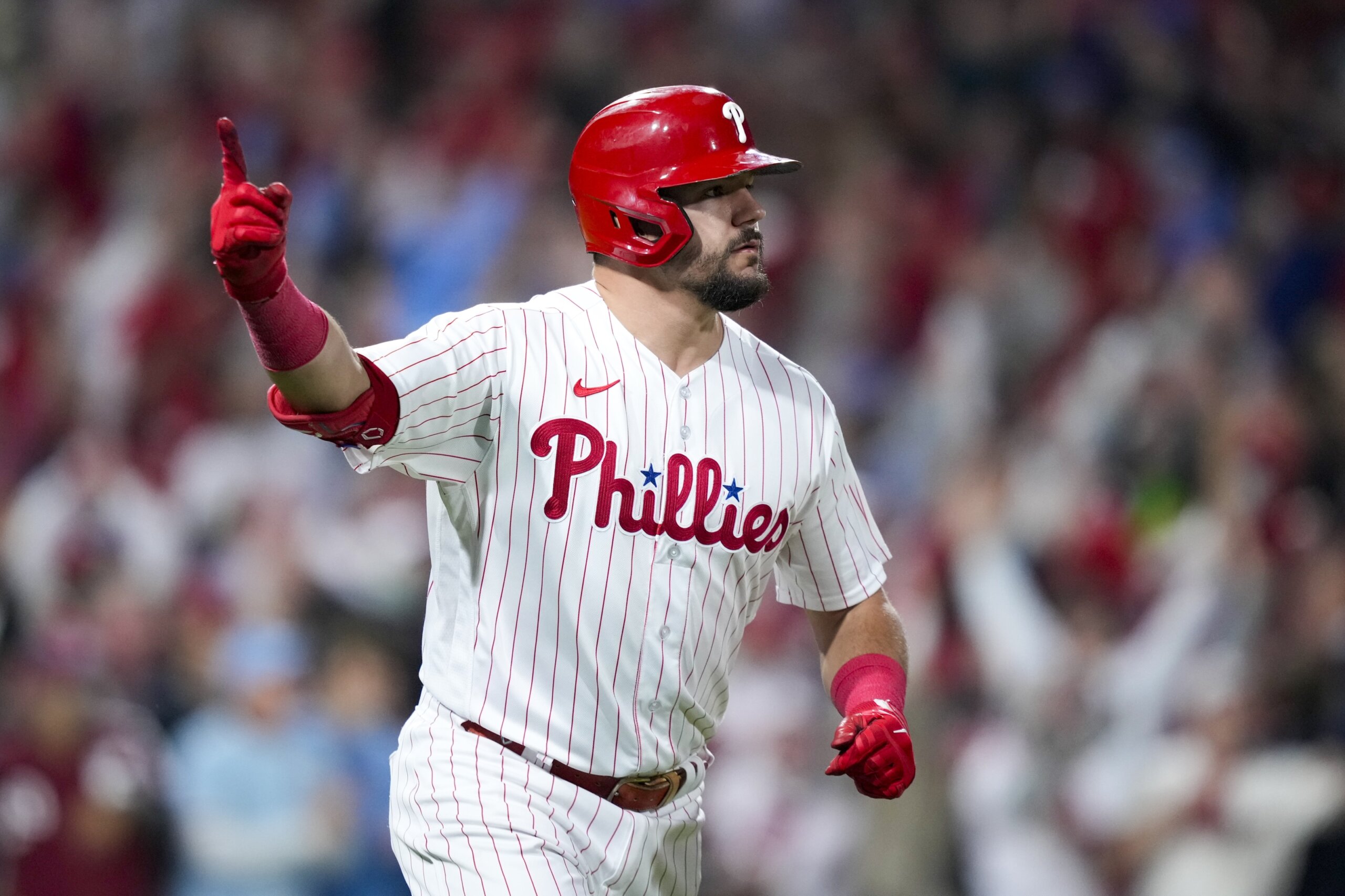 Phillies' Kyle Schwarber can't stop swatting postseason homers. He's a  walking October history museum - The Athletic