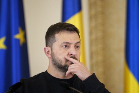 Ukraine’s Zelenskyy joins a meeting of global defense leaders to make a direct plea for military aid