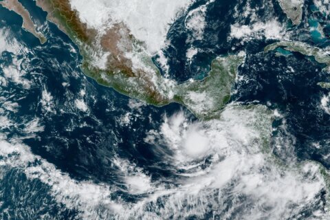 Tropical Storm Pilar leaves 2 dead in El Salvador as it wanders off Central America's Pacific coast