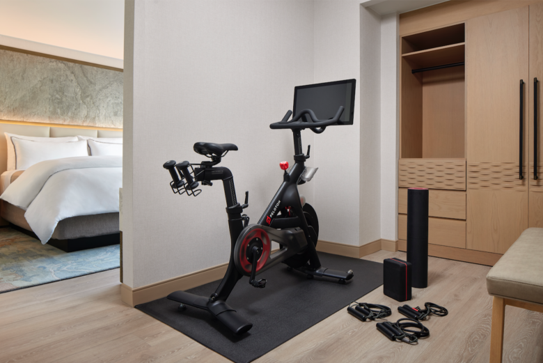 The brand new Westin lodge in downtown DC has Peloton suites