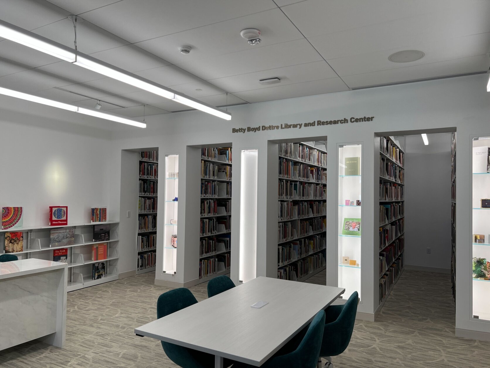 <p>The fourth floor is the learning commons.</p>
<p>&#8220;It&#8217;s the place where more of the museum changed than anywhere else,&#8221; Sterling said.</p>
<p>The library and research center were updated and the museum added a room that will be used for education and public programs.</p>
<p>In order to accommodate more compact storage in the library, Vicchio said &#8220;we had to literally take that floor out and build a new floor in its place that would support that increased load.&#8221;</p>
<p>The gallery space on the fourth floor was also expanded by 2,500 square feet.</p>
