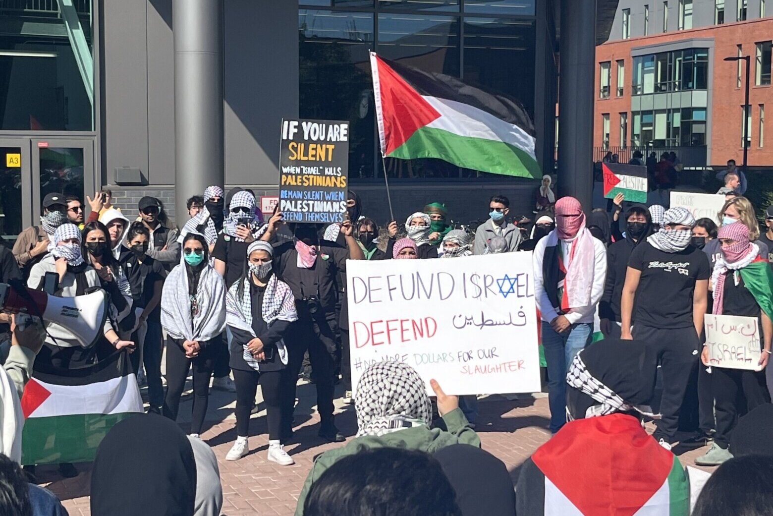 George Mason students gather in support of Palestinian statehood amid ...