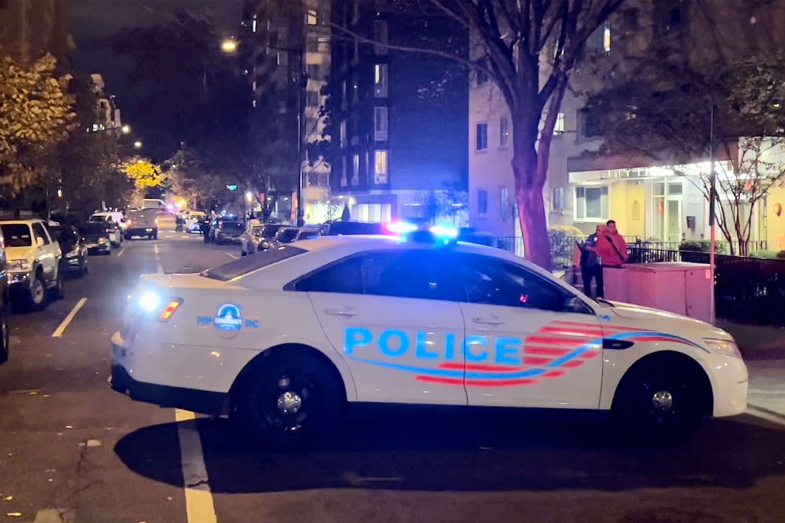 The shooting happened near the area of 12th and M Streets in Northwest D.C. (WTOP/Nick Iannelli)