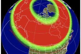 The Aurora foreast for the night of Nov. 30, 2023. (Courtesy NOAA)