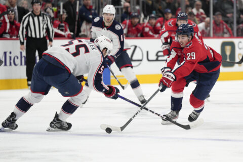 Charlie Lindgren makes 35 saves in Capitals’ 2-1 victory over Blue Jackets