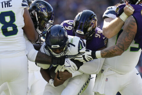 Mistake-prone Seahawks do very little right in uncharacteristic 37-3 loss to Ravens