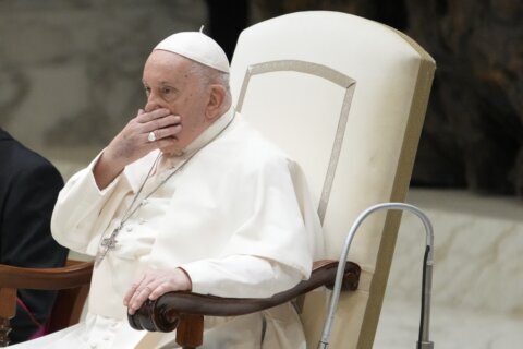 An ailing Pope Francis tells the public he’s better than a day earlier but has aides read speeches