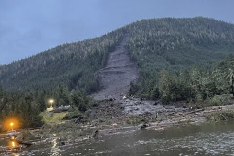 Officials begin clearing debris while 3 remain missing in Alaska landslide that left 3 dead