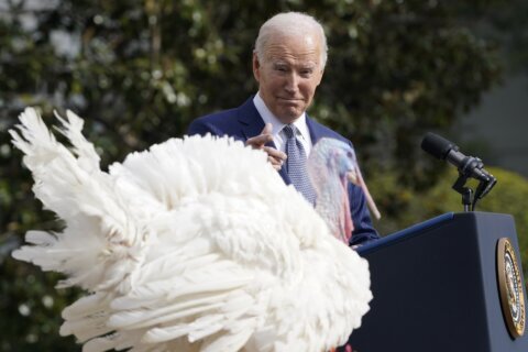 Peach and Blossom continue White House turkey tradition