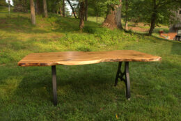 Table crafted from historic tree on James Madison's Montpelier estate
