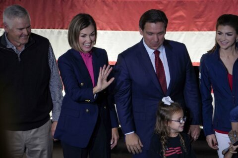 DeSantis argues Iowa governor's support may help him stop Trump and he labels his rivals as spoilers