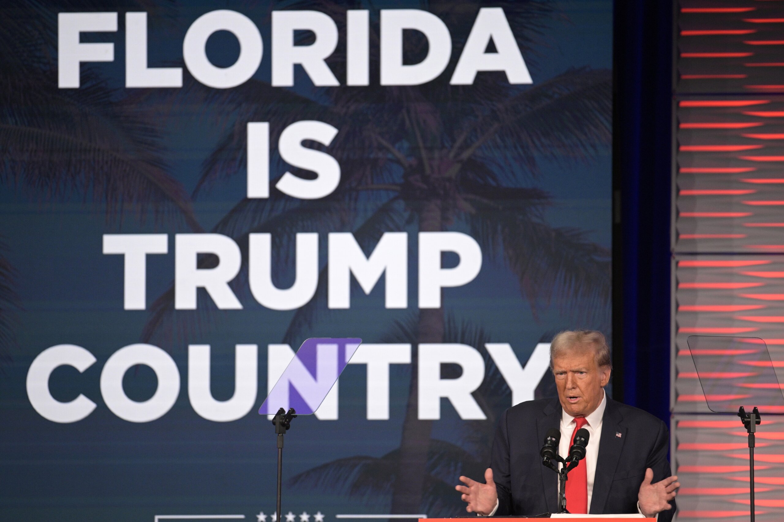 Trump appeals to South Florida’s Cuban community during rally aimed at